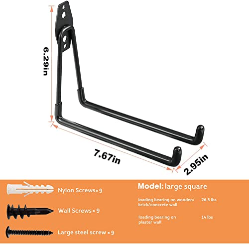 Garage Storage Hooks (4 Count)