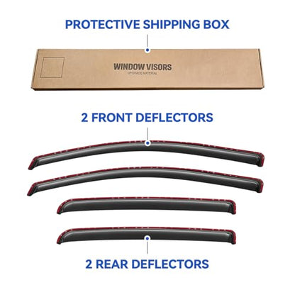 Window Visors Rain Guards for 2015