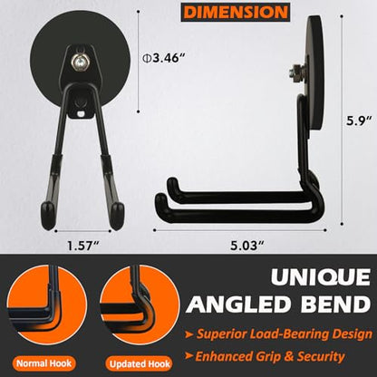 Upgraded Magnetic Hooks Heavy Duty (2 Count)