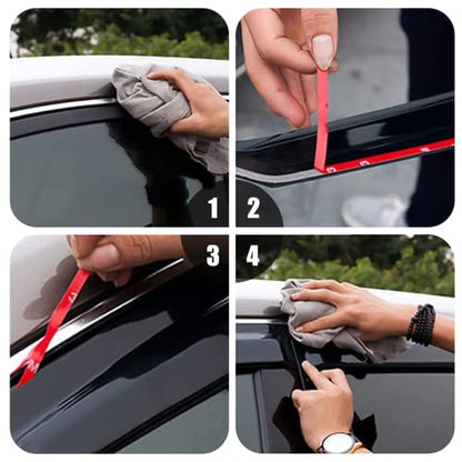 Window Visors Rain Guards Fits for Honda Accord 2013 (4 Count)