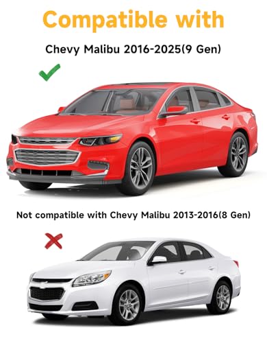 Window Visors Rain Guards for Chevy Malibu 2016