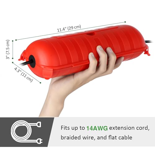 Outdoor Extension Cord Safety Cover