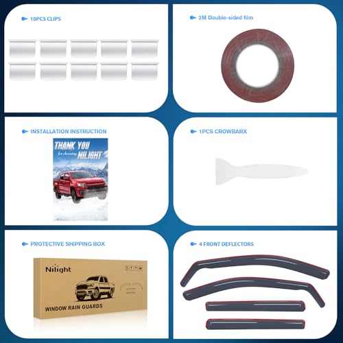in Channel Rain Guards for Toyota RAV4 2019 (4 Count)