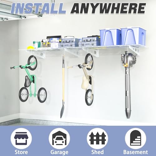 2 Pack Garage Wall Shelves