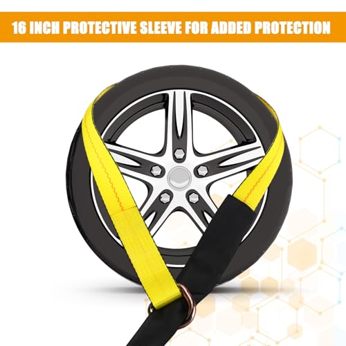 8 Pack 2" x 12ft Lasso Tow Truck Straps with D Ring 11 (8 Count)