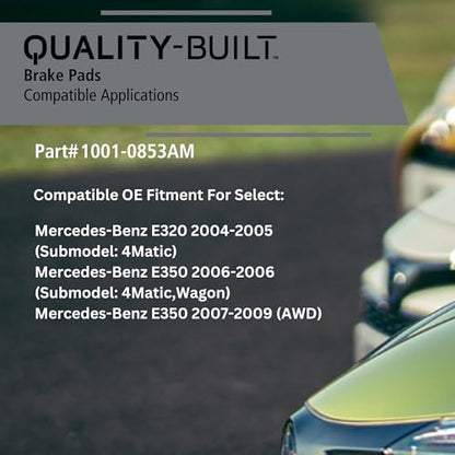 Front Semi Metallic Brake Pads