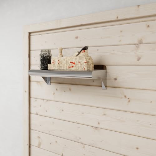 6" X 16" Stainless Steel Wall Shelf