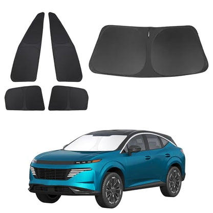 Window Shades for Nissan Murano 2025 2026 Accessories Car Side Full Windows Rear Windshield Sun Shade Sun UV Rays & Privacy Protection for Camping 5PCS (5 Count)