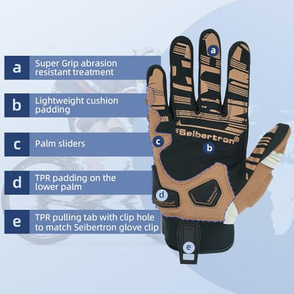 SPS 1 Unisex Touchscreen Road Racing Motorcycle MTB Sports Gloves Also fit BMX MX ATV Mountain Bike Bicycle Cycling Off