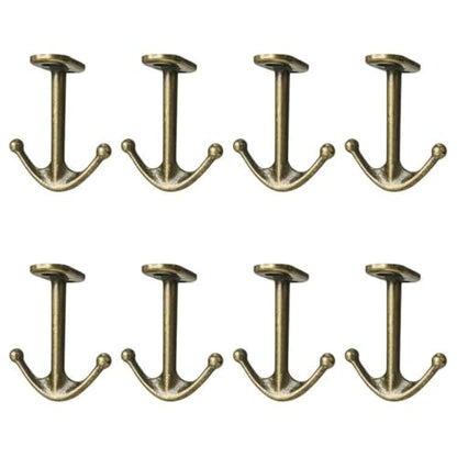 Ball Two Prong Ceiling Hook for Closet Top Bathroom Kitchen Cabinet Garage Pack of 8 (8 Count)