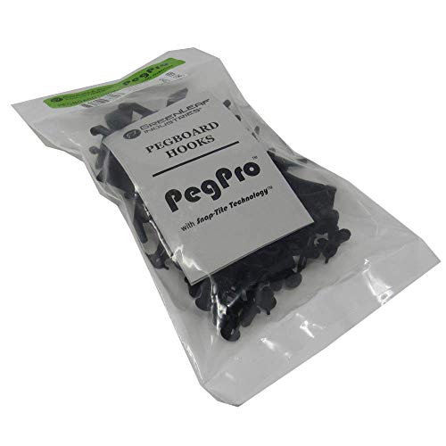 PegPro® 1" Hooks Kit for Standard “Wood Fiber” pegboard (24 Count)