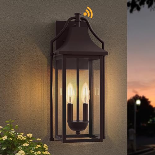 18IN Dusk to Dawn Outdoor Wall Sconce