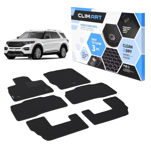 All Weather Car Floor Mats Compatible with Ford Explorer 2020