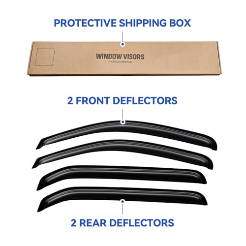 Window Visors Rain Guards for 2005