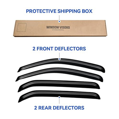 Window Visors Rain Guards for 2005