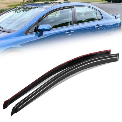 2PCS Tape On Window Visors for 2006