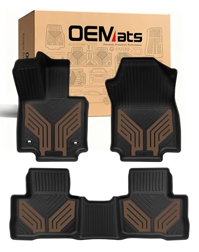 Premium Color TPE Floor Mats Custom Fit for Toyota RAV4 2019