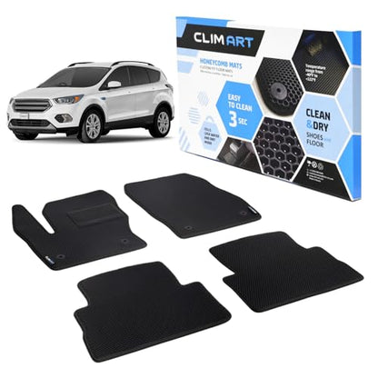 All Weather Car Floor Mats Compatible with Ford Escape 2013