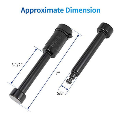 Trailer Hitch Locks Fits Class III IV 2" 2.5" Receiver (2 Count)