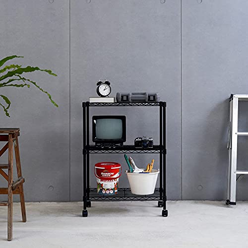 3 Tier Wire Shelving Unit Storage Rack