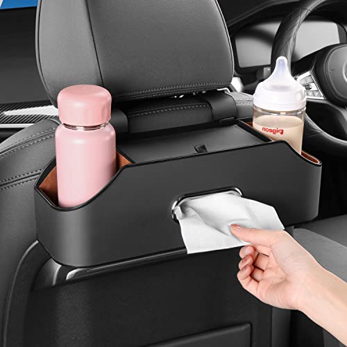 Car Seat Back Organizer with Cup Holders (22.9281 Ounce)