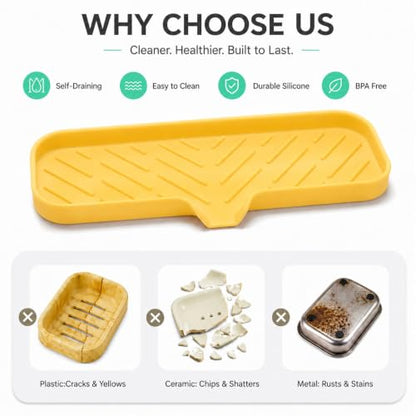 Silicone Soap Dish with Drain Spout