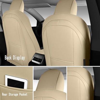 Tesla Model Y Seat Cover Full Set (6 Count)