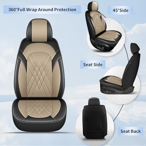 2 Front Car Seat Covers for Toyota 4Runner 2003 (2 Count)