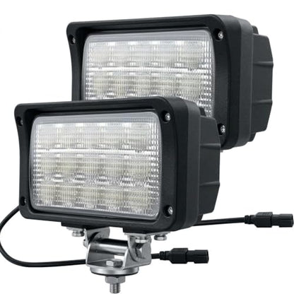 45W Led Work Lights 12V 24V 4500LM 6500K Rectangular Fog Lights (2 Count)