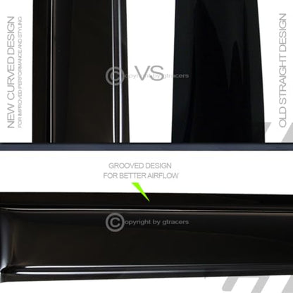 4pcs Front Rear Window Deflector Sun