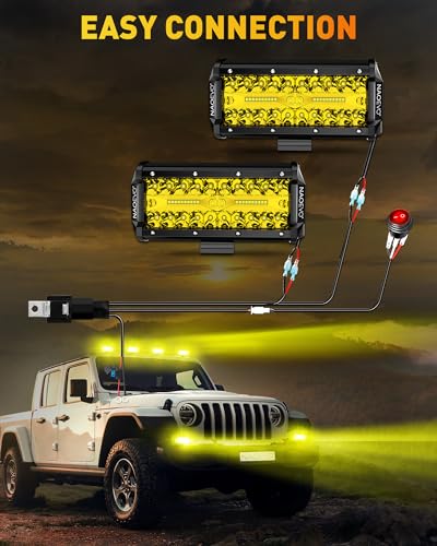 7 Inch LED Light Bar (2 Count)