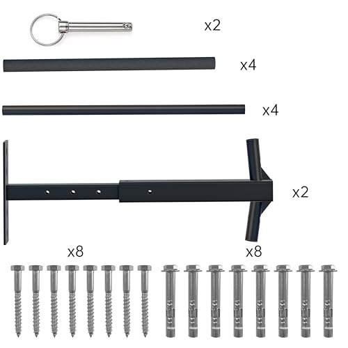 Double Ladder & Kayak Ceiling Storage Rack