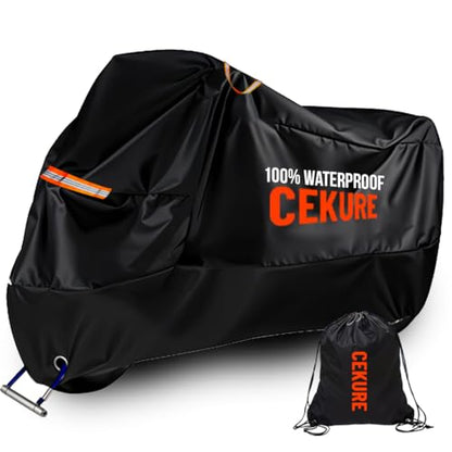 240D Heavy Duty Motorcycle Cover Fits up to 96"