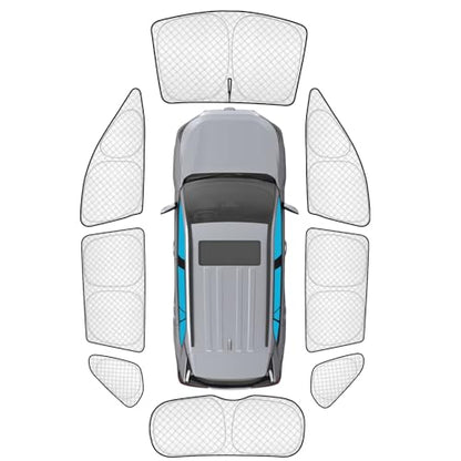 Thicken Car Window Shades for Toyota RAV4 2019 (8 Count)