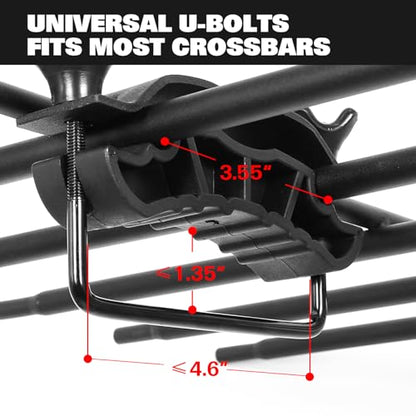 64" x 39" x 5" 200lb Heavy Duty Roof Rack Carrier Basket with Waterproof Bag