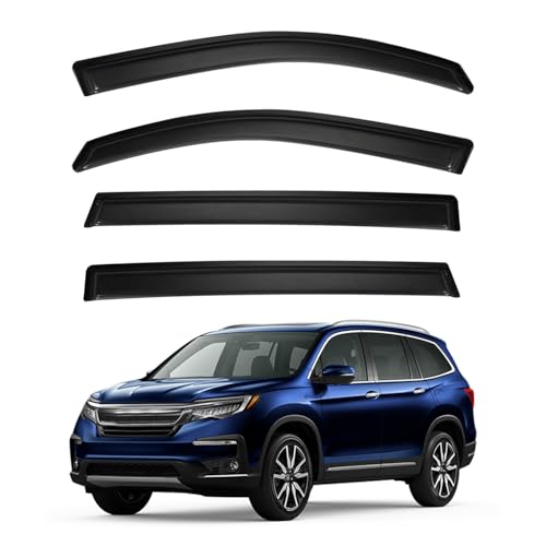 4pcs Window Visors Rain Guards for 2016 (4 Count)