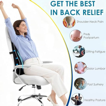 Lumbar Support Pillow for Office Chair Car Back Support Pillow