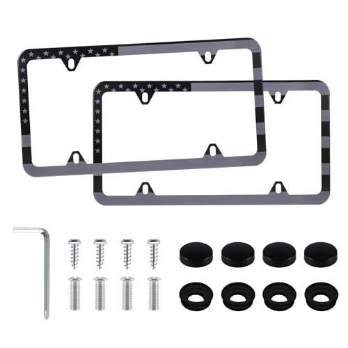 American Flag License Plate Frames