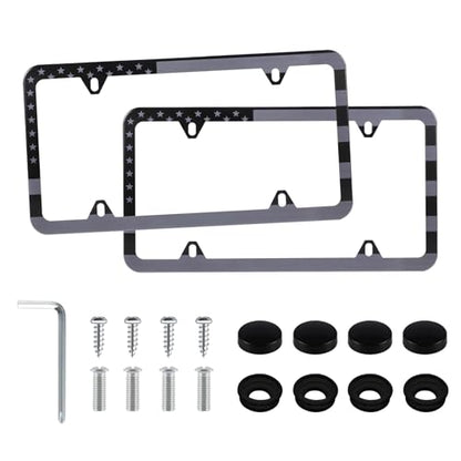 American Flag License Plate Frames