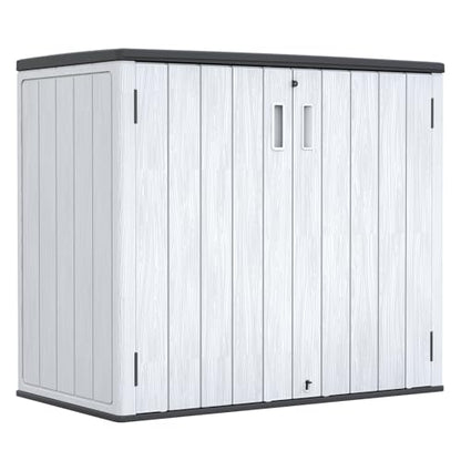 37 Cu.ft Outdoor Storage Cabinet with One Tool Kit