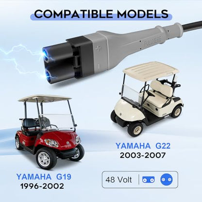 48 Volt 15 Amp Golf Cart Battery Charger for Yamaha G19