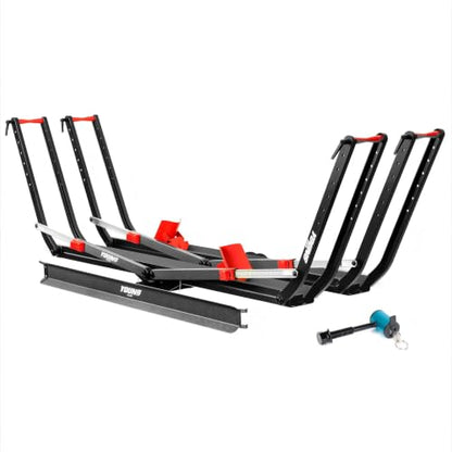 Young 200 lbs Ebike Racks with Ramp for Tow Hitch with 2 Arms (2 Count)
