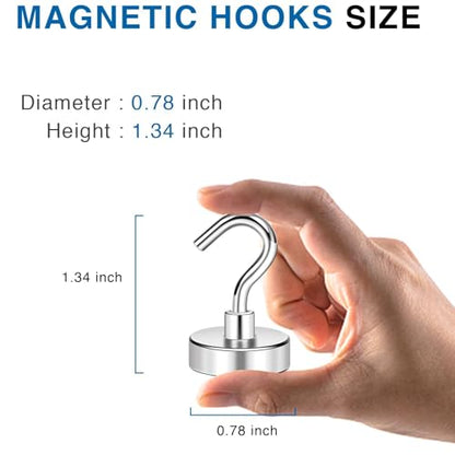 Magnetic Hooks for Cruise Essentials 2026 Cabins Door 45 Pack (45 Count)