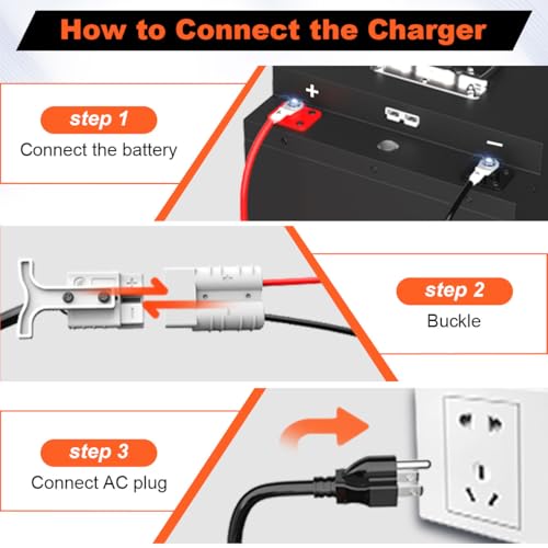 30A 24V Battery Charger 24 Volt Forklift Fast Charger with Anderson Plug Lead
