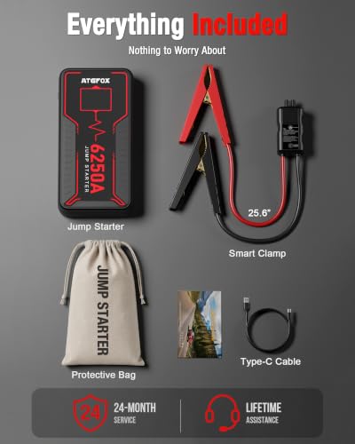 6250A Car Battery Jump Starter