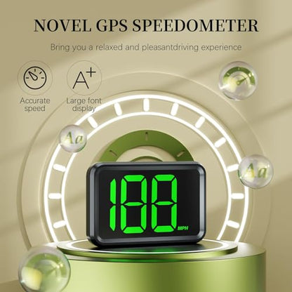 GPS Digital Speed Meter with MPH