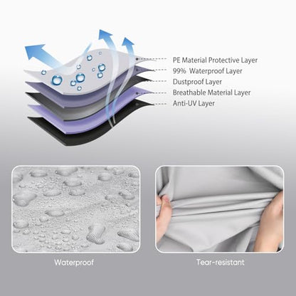 Sedan Car Cover Waterproof Heavy Duty Full Car Cover 175