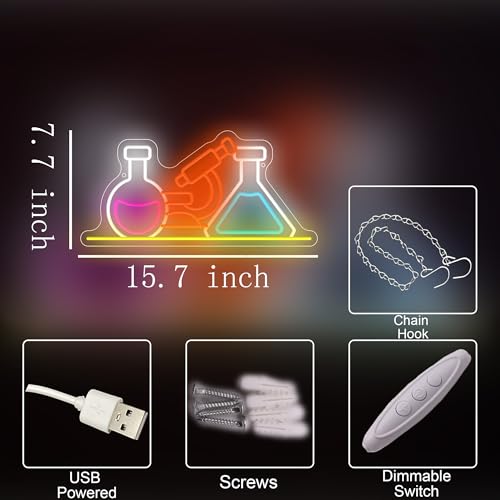 Science Laboratory Neon Sign