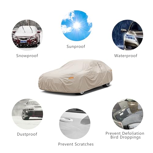 Heavy Duty Outdoor Car Cover Custom Fit for Toyota Camry