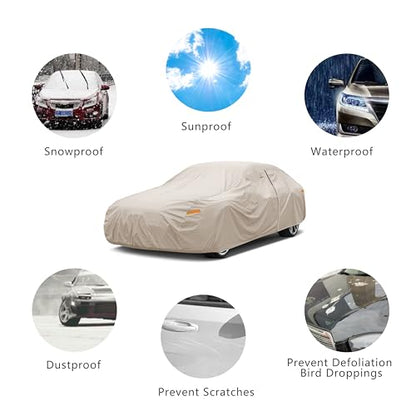 Heavy Duty Outdoor Car Cover Custom Fit for 2016
